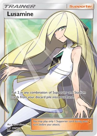 Lusamine (Full Art) 110/111 - [SM  Crimson Invasion] Holofoil