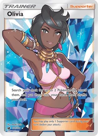 Olivia (Full Art) 111/111 - [SM  Crimson Invasion] Holofoil
