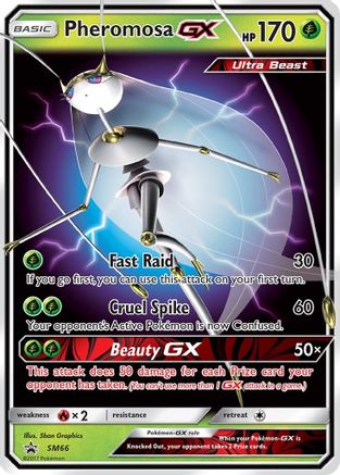 Pheromosa GX (SM66) [Soleil et Lune : Promos Black Star] 