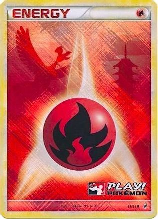 Fire Energy (89/95) (Play Pokemon Promo) [HeartGold & SoulSilver: Call of Legends]