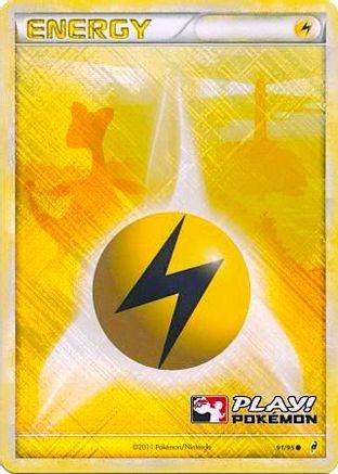Lightning Energy - 91/95 (Play! Pokemon) 91 - [League & Championship Cards] Holofoil