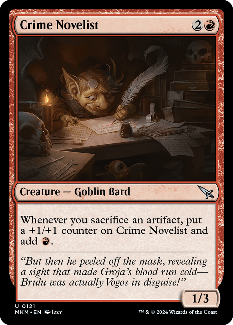 Crime Novelist (MKM-121) - [Murders at Karlov Manor] Foil