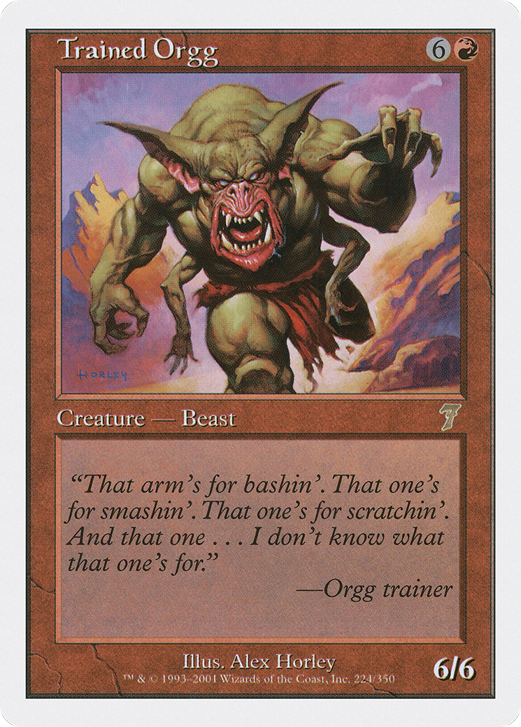 Trained Orgg (7ED-224) - [Seventh Edition]