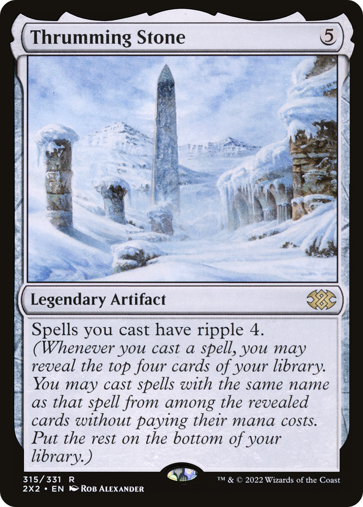 Thrumming Stone (2X2-315) - [Double Masters 2022]