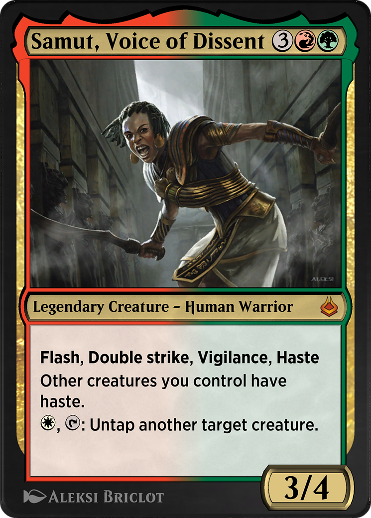 Samut, Voice of Dissent (AKR-258) - [Amonkhet Remastered]