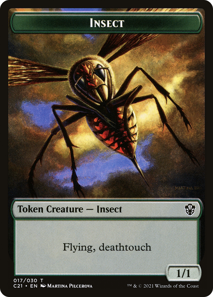 Insect (TC21-017) - [Commander 2021 Tokens]