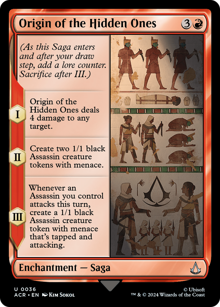 Origin of the Hidden Ones (ACR-036) - [Assassin's Creed] Foil
