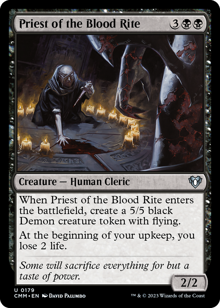 Priest of the Blood Rite (CMM-179) - [Commander Masters]