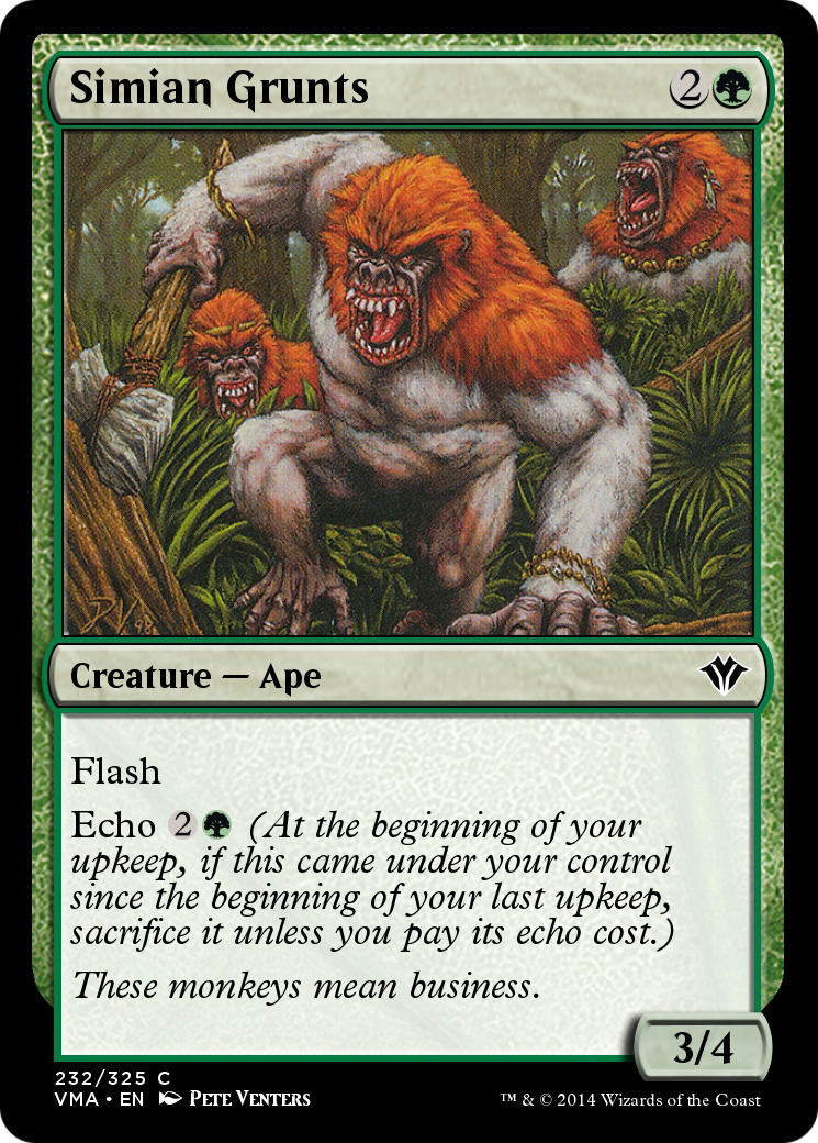 Simian Grunts (VMA-232) - [Vintage Masters] Foil