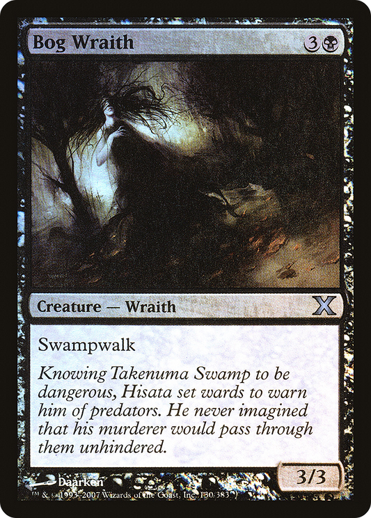 Bog Wraith (10E-130★) - [Tenth Edition] Foil