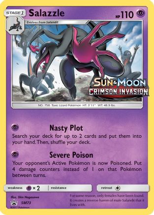 Salazzle - SM73 (Prerelease) SM73/248 - [SM Promos] Holofoil