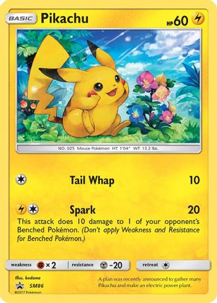 Pikachu - SM86 SM86/248 - [SM Promos] Holofoil