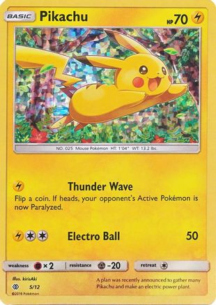 Pikachu - 5/12/12 - [McDonalds Promos 2017] Holofoil