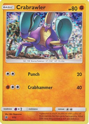 Crabrawler - 7/12/12 - [McDonalds Promos 2017] Holofoil