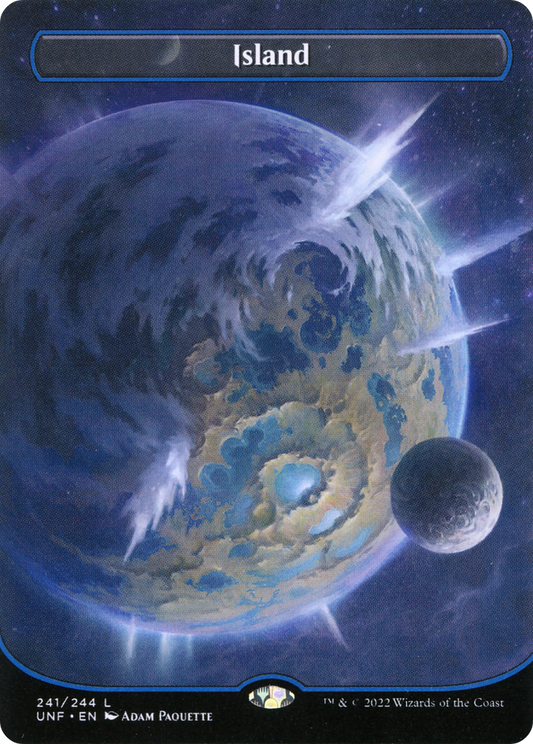 Island (UNF-241) - [Unfinity] (Borderless) Foil