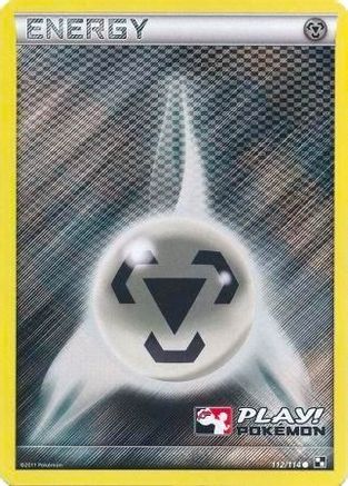 Metal Energy - 112/114 (Play! Pokemon) 112 - [League & Championship Cards] Holofoil