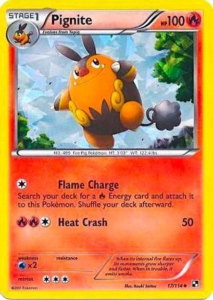 Pignite - 17/114 (Cracked Ice Holo) 17 - [Miscellaneous Cards & Products] Holofoil