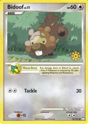 Bidoof (73/123) [Promos du calendrier du compte à rebours] 