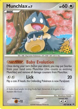 Munchlax (68/100) [Promos du calendrier du compte à rebours] 