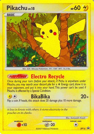 Pikachu (DP16) [Promos du calendrier du compte à rebours] 