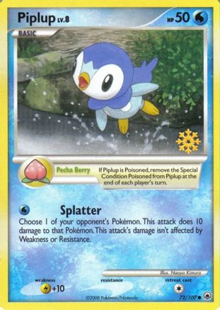 Piplup (72/100) [Countdown Calendar Promos]