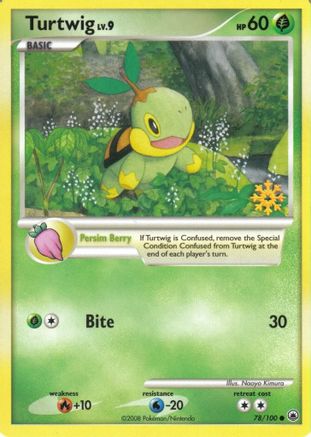 Turtwig (78/100) [Promos du calendrier du compte à rebours] 