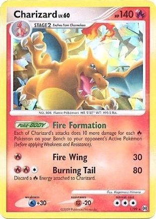 Charizard - 1/99 (Cracked Ice Holo) 1 - [Miscellaneous Cards & Products] Holofoil