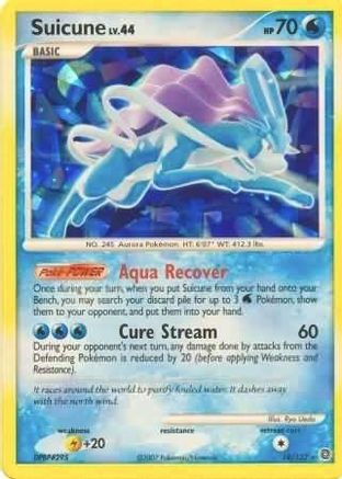 Suicune - 19/132 (Cracked Ice Holo) 19 - [Miscellaneous Cards & Products] Holofoil