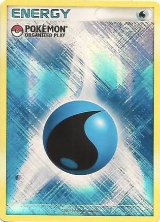 Water Energy (2009 Unnumbered POP Promo) - [League & Championship Cards] Holofoil