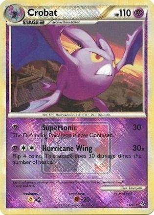 Crobat - 14/95 (League Promo) 14 - [League & Championship Cards] Reverse Holofoil