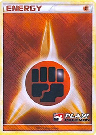 Fighting Energy (2010 Play! Pokemon) - [League & Championship Cards] Holofoil