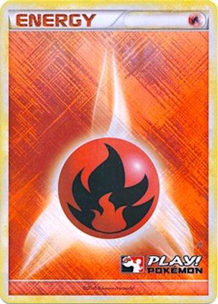 Fire Energy (2010 Play! Pokemon) - [League & Championship Cards] Holofoil