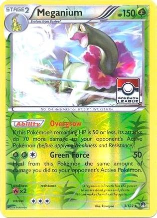 Meganium (3/122) (Promo de la Ligue) [XY : BREAKpoint] 