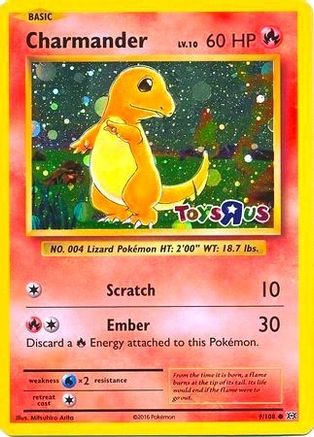 Salamèche (9/108) (Promo Toys R Us) [XY : Evolutions] 