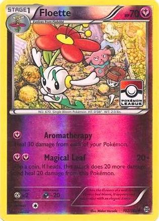 Floette - 102/162 (Pokemon League) 102 - [League & Championship Cards] Reverse Holofoil