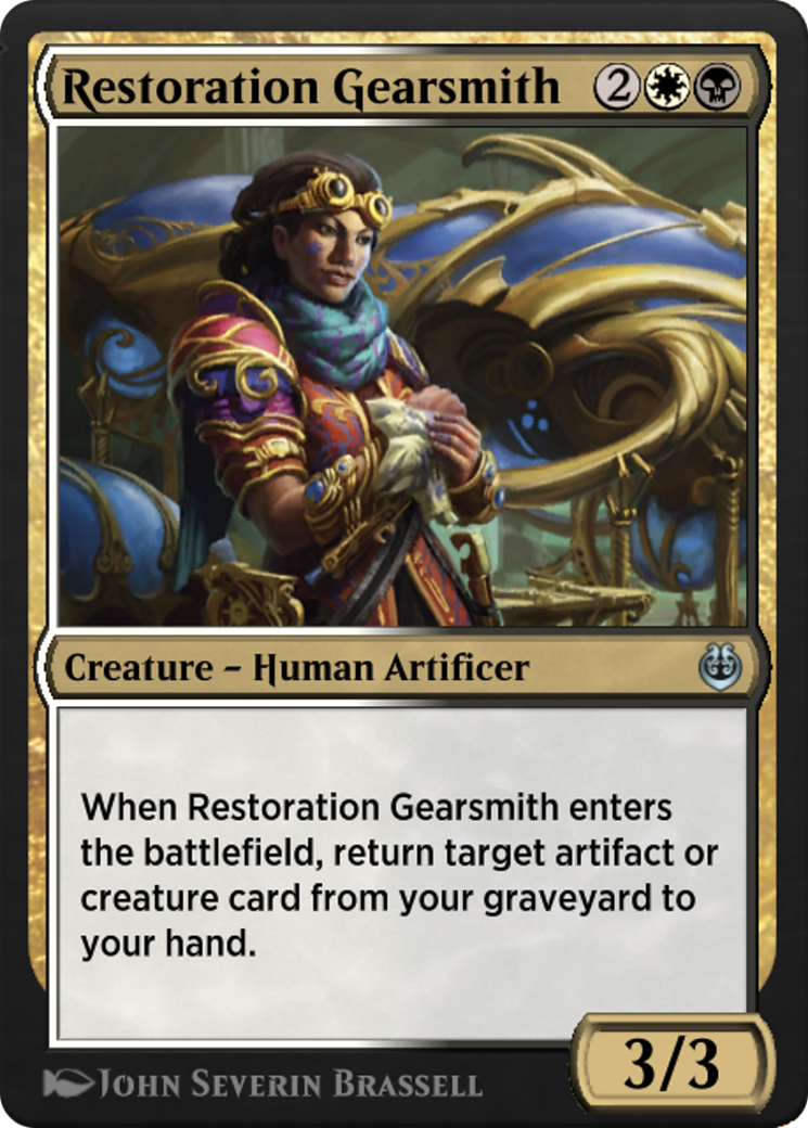 Restoration Gearsmith (KLR-205) - [Kaladesh Remastered]