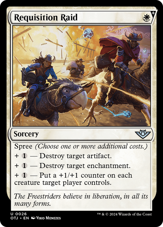 Requisition Raid (OTJ-026) - [Outlaws of Thunder Junction]: (spree) Foil