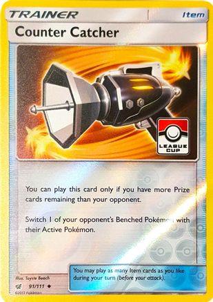 Counter Catcher (91/111) (Promo de la Ligue) [Sun &amp; Moon: Crimson Invasion] 