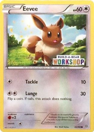Évoli (63/98) (Exclusivité Build A Bear Workshop) [XY: Ancient Origins] 