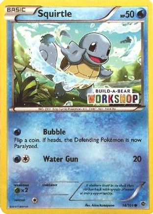 Squirtle - 14/101 (Build-A-Bear Workshop Exclusive) 14 - [Miscellaneous Cards & Products]