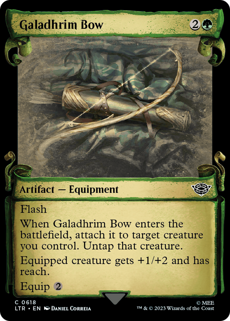 Galadhrim Bow (LTR-618) - [The Lord of the Rings: Tales of Middle-earth]: (Showcase)