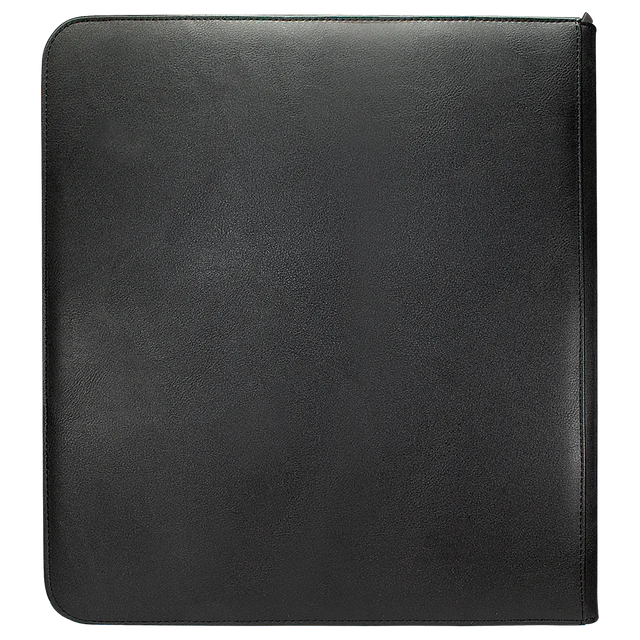 Vivid Black 12-Pocket Zippered PRO-BINDER®