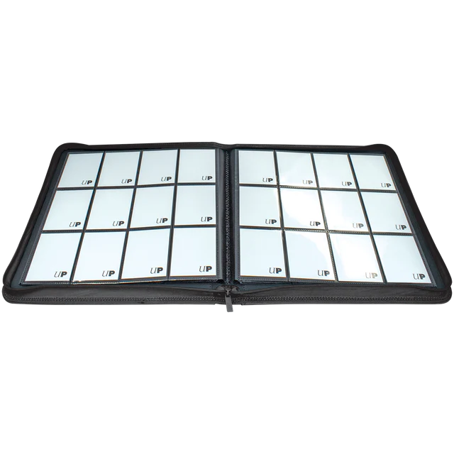 Vivid Black 12-Pocket Zippered PRO-BINDER®