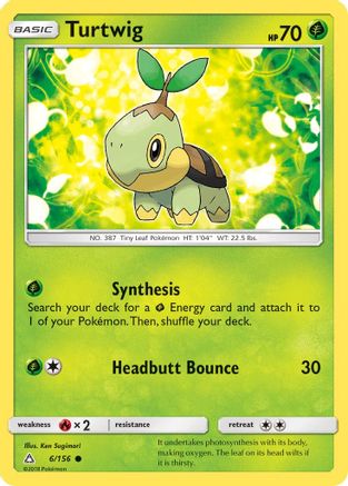 Turtwig (6/156) [Soleil et Lune : Ultra Prisme] 