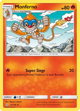 Monferno 22/156 - [SM  Ultra Prism]