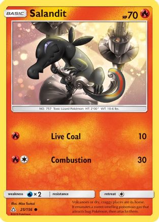 Salandit (25/156) [Soleil et Lune : Ultra Prisme] 