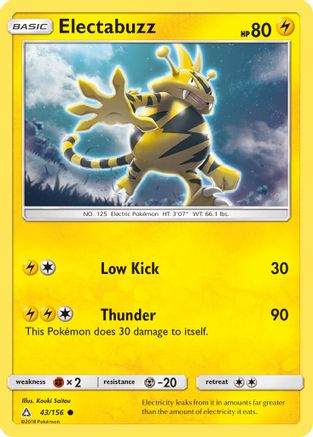Electabuzz (43/156) [Soleil et Lune : Ultra Prisme] 