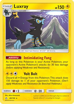 Luxray 48/156 - [SM  Ultra Prism] Holofoil
