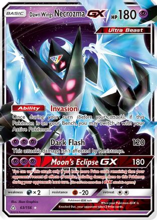 Dawn Wings Necrozma GX (63/156) [Soleil et Lune : Ultra Prisme] 