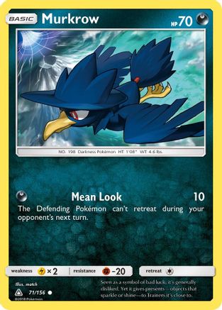 Murkrow 71/156 - [SM  Ultra Prism]